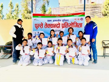 जुनियर पुम्सेमा स्वस्तिक तेक्वान्दोलाई १० स्वर्ण